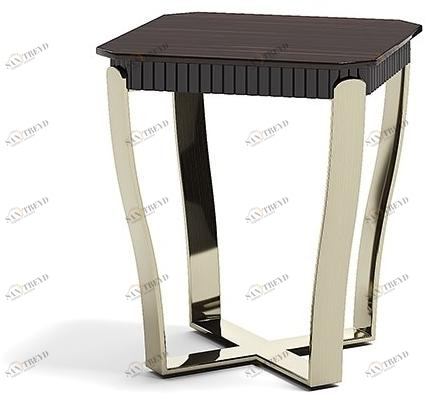 Capital Collection Квадратный журнальный столик из стали и дерева sun-id-1421630