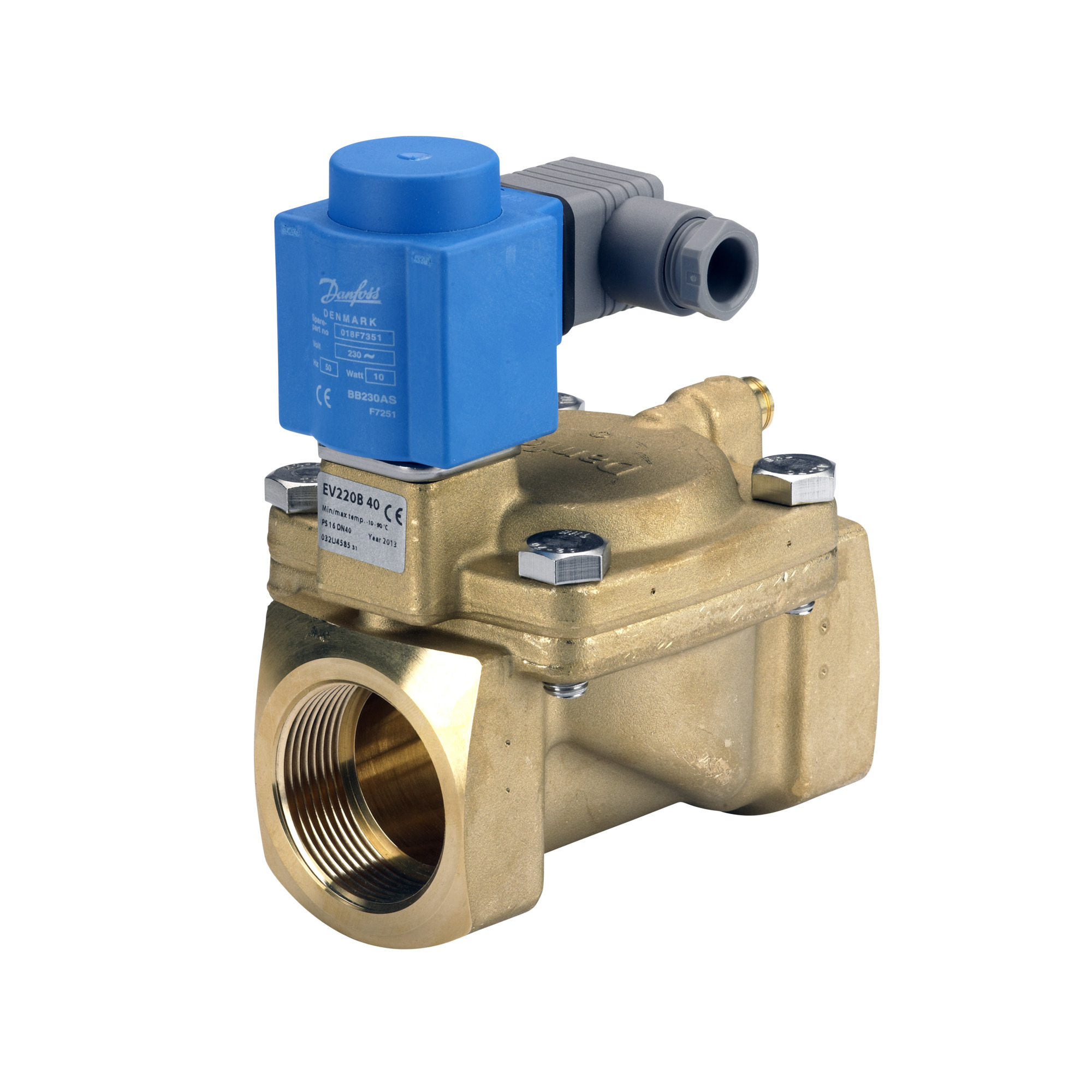 Danfoss EV220B — двухходовые электромагнитные клапаны для общей промышленности Клапан электромагнитный EV220B 032U1236  - Вид №45