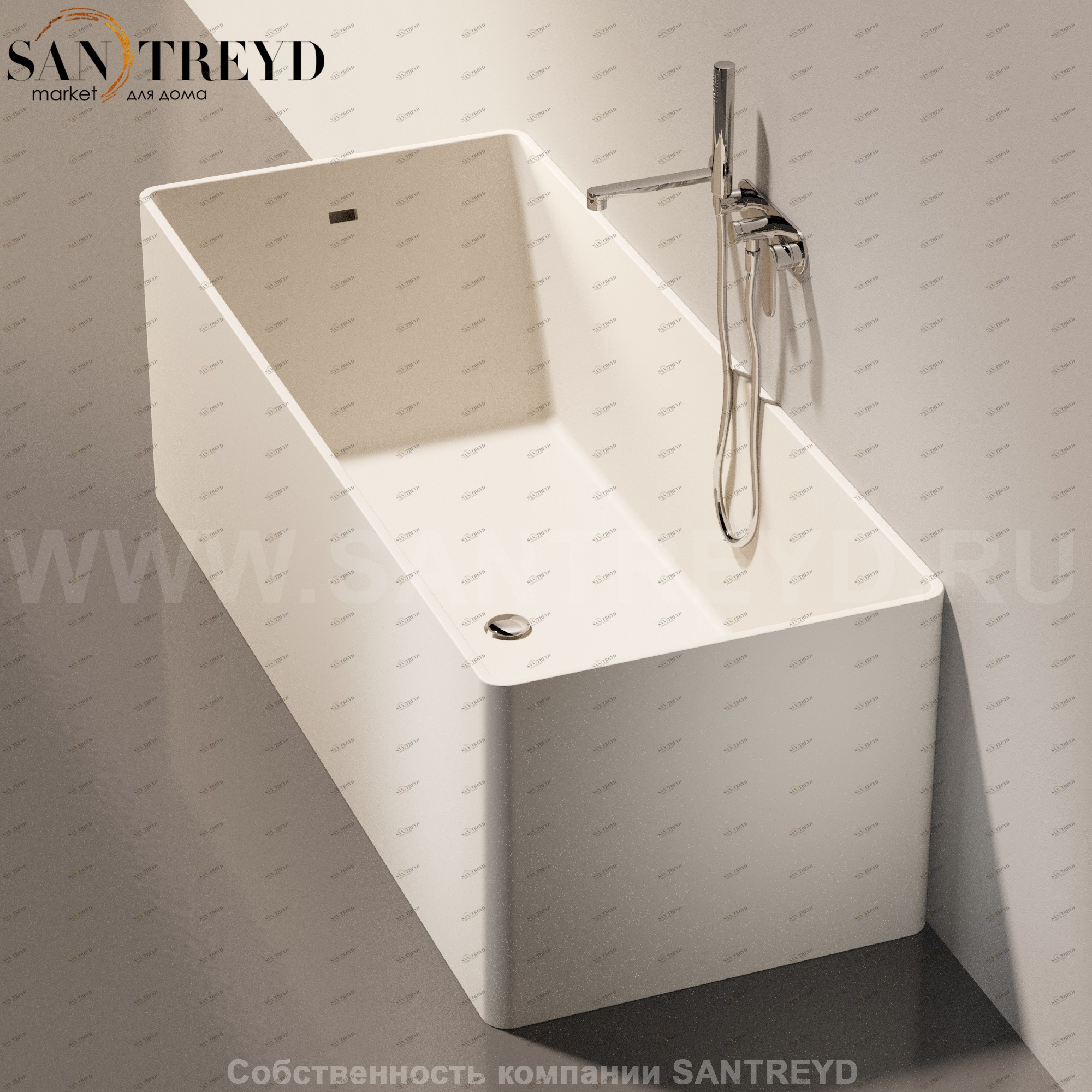 Flaminia WASH Ванна свободностоящая 170 см бежевая MW170.9003 Ceramica Flaminia MW1709003