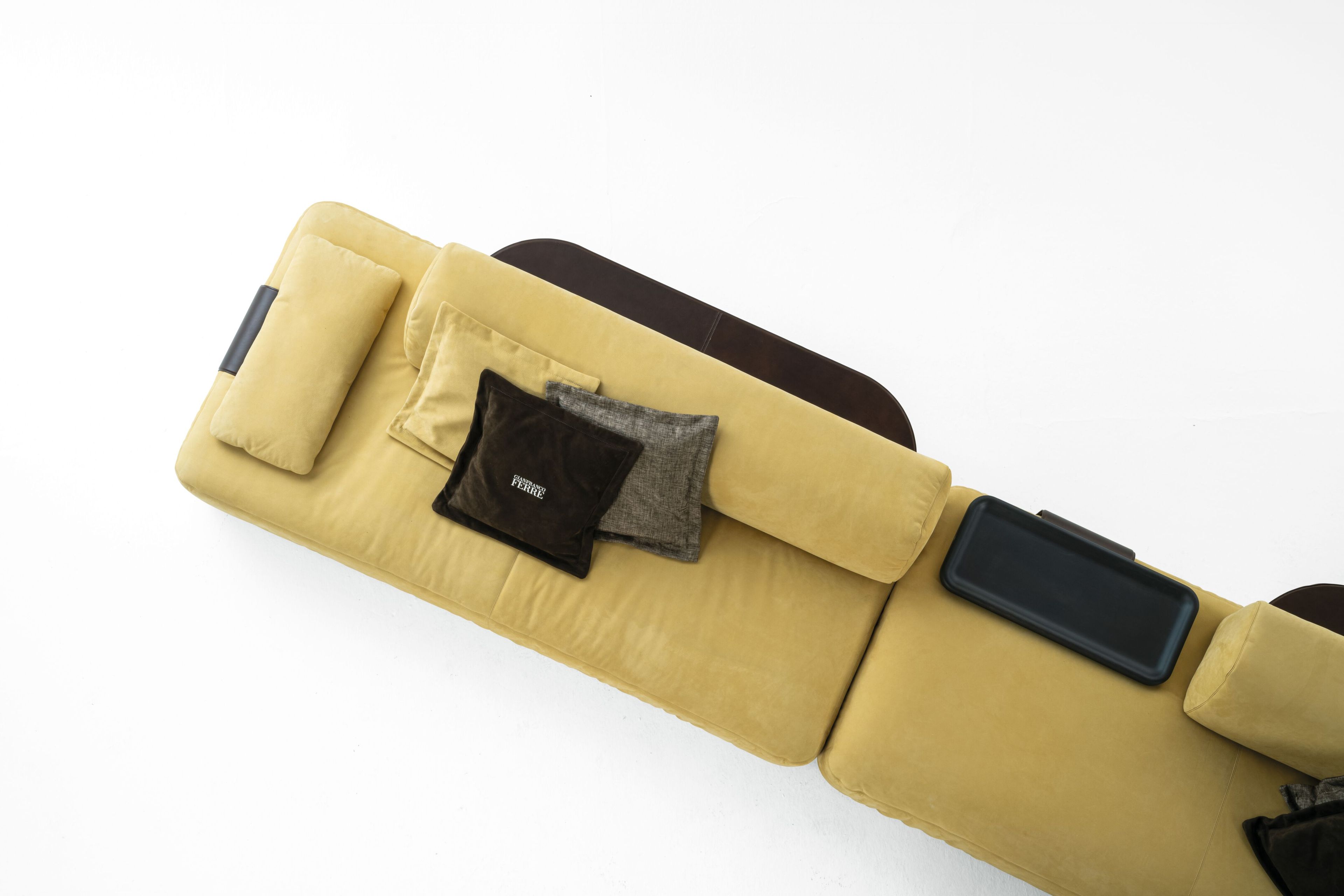 Диван из нубука Gianfranco Ferré Home Сиэтл ARCH-00011599 - Вид №4