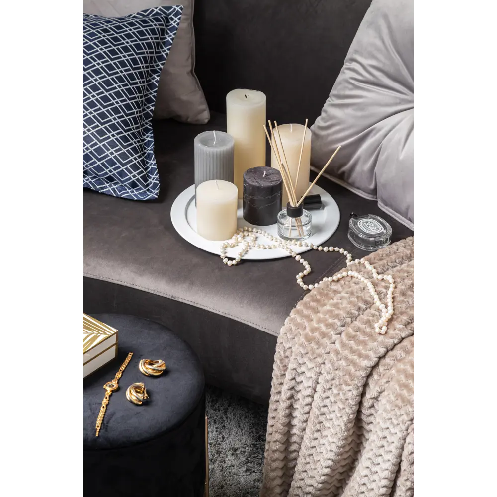 Свеча-столбик «Рустик», 7х13 см, цвет бежевый 82018418 STLM-2132864 Santreyd  - Вид №5