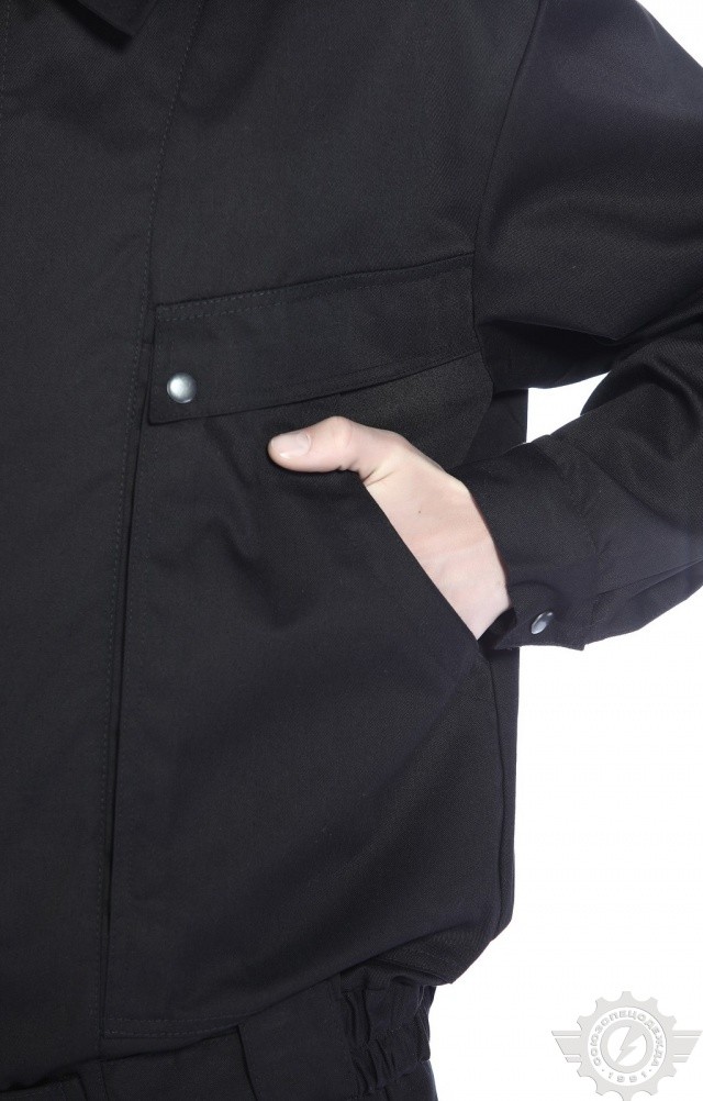 61524 Костюм "Страйк" летний черный  Одежда для охранных структур  размер 64-66/182-188 Спецодежда  - Вид №9