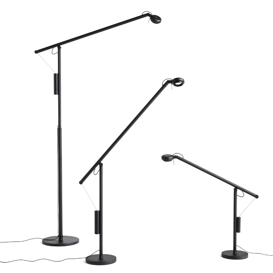 Лампа настольная Fifty-Fifty Mini, черная Hay 410217BLACK - Вид №4