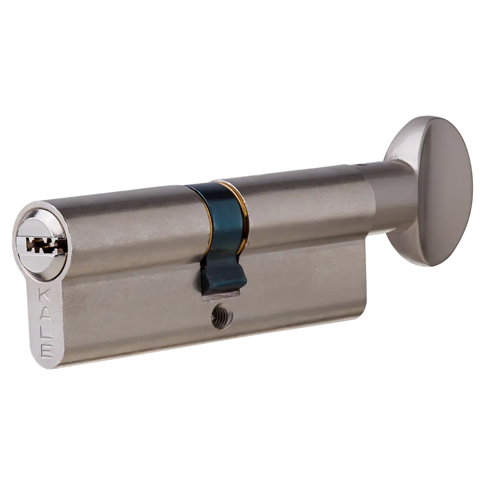 Цилиндр Kale 164SM-90-C-NI, 40х40 мм, ключ/вертушка, цвет никель 82394767 STLM-2010202 