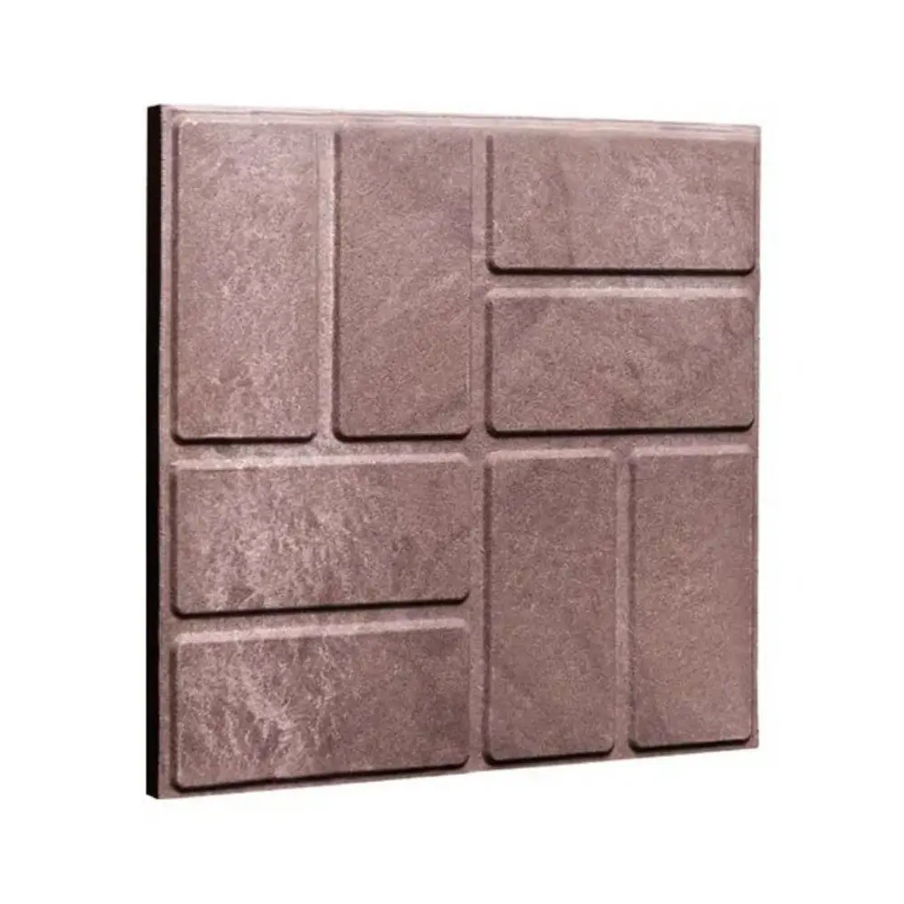 Плитка тротуарная полимер-песчаный композит 25x25x2 см коричневый Santreyd STLM-2159044