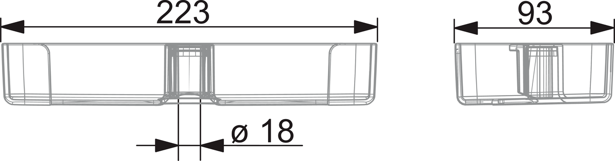 Oras 253050 Мыльница 253050 Apollo Прозрачный  - Вид №1
