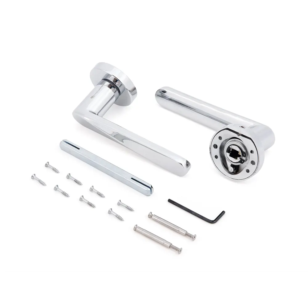 Дверные ручки Palladium Noreia без запирания цвет хром STLM-2110499 - Вид №1