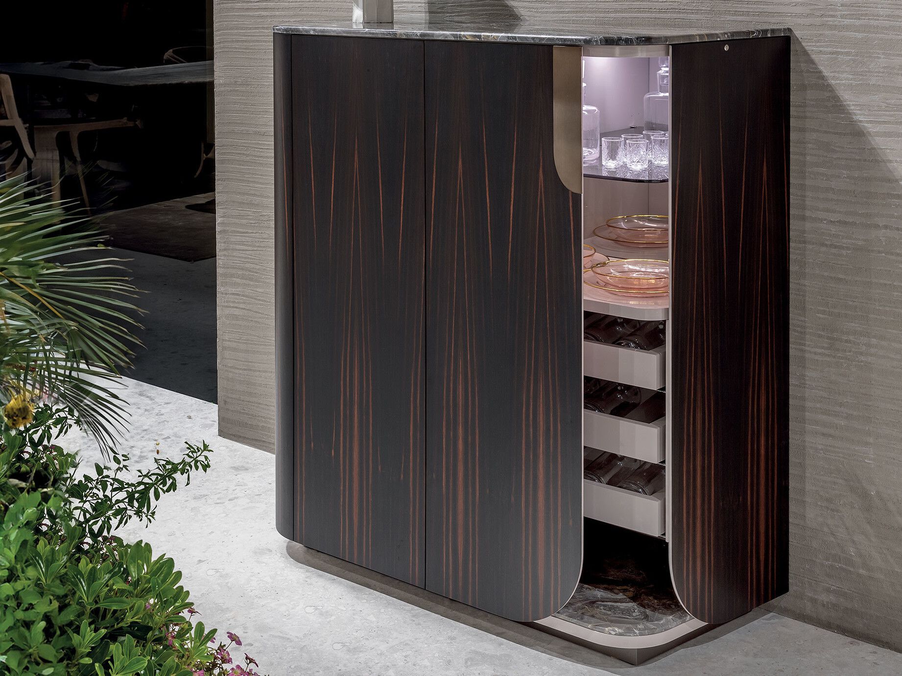 Мобильный бар Longhi Blooming ARCH-00085881