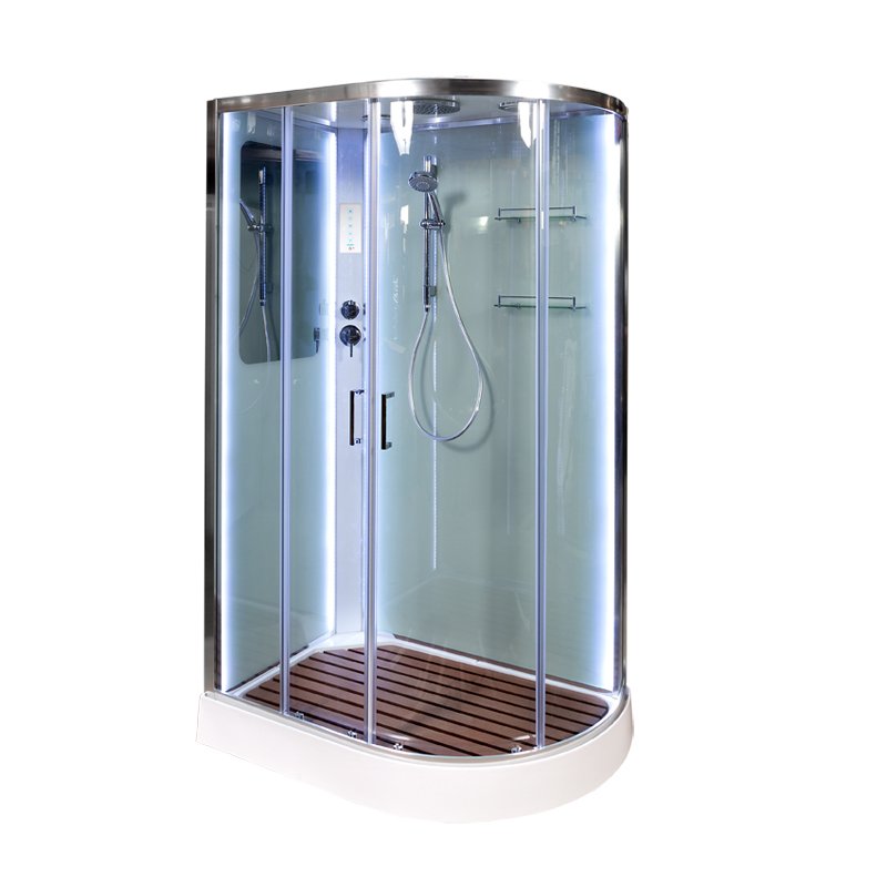 L 801 с гидромассажем BLACK Душевая кабина DETO Серия L А102 L LED - Вид №3