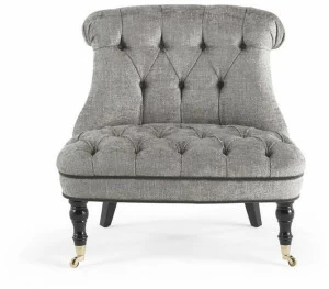 Gianfranco Ferré Home Кресло из ткани с тафтингом на колесиках