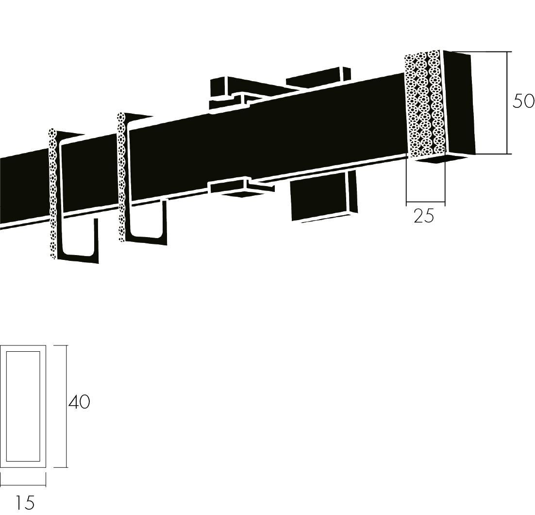 Алюминиевая карниз Frandoli Diamond ARCH-00118308 - Вид №2