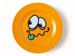 Меламиновая круглая сервировочная тарелка