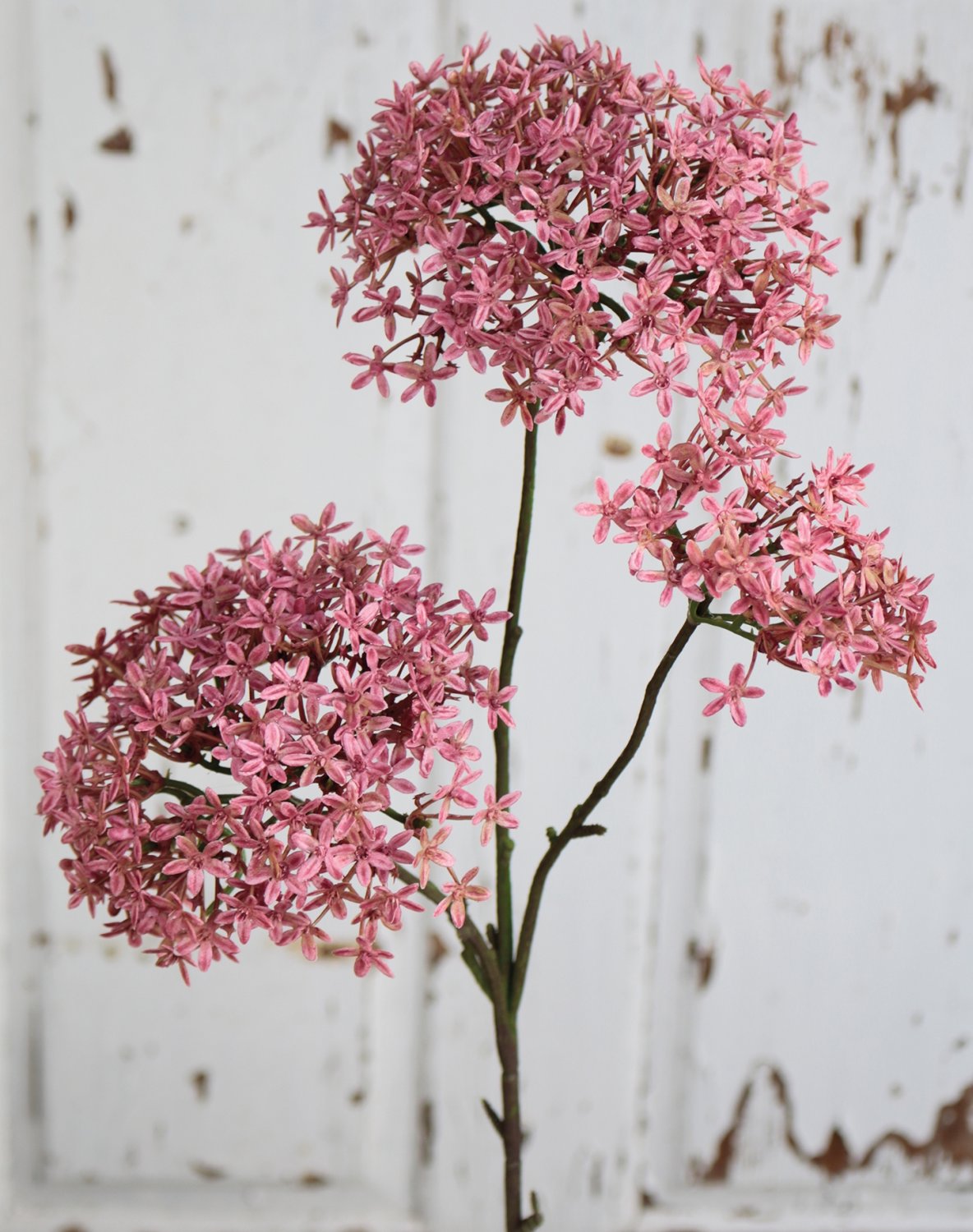 3304 515 a3 Искусственная корона, 3 цветка, 76 см, розовая H-andreas  - Вид №1