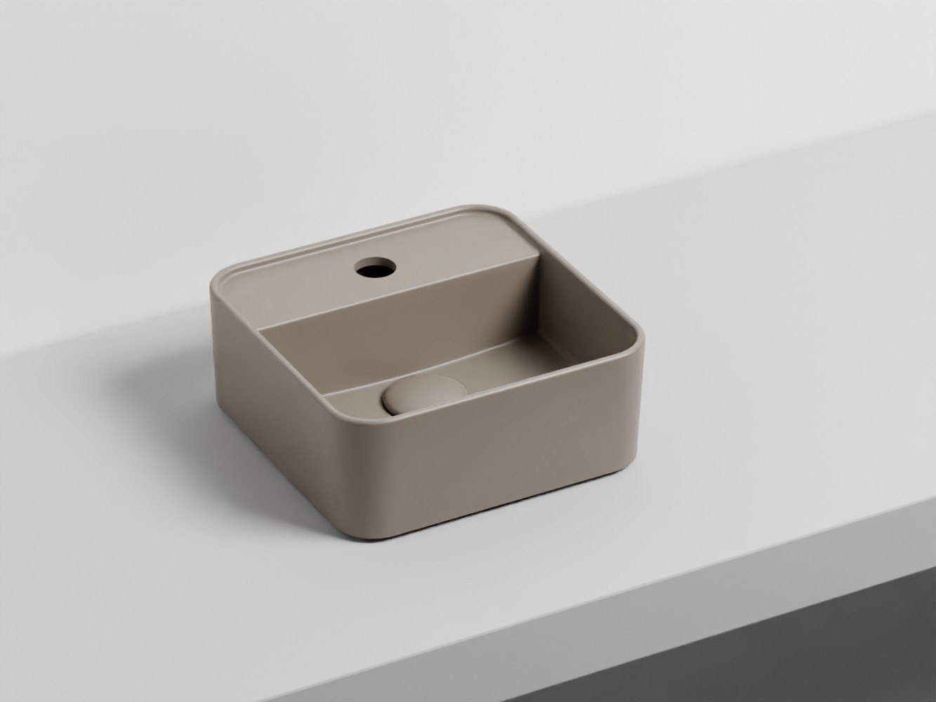 LPLAQ-AN Раковина круглая одно отверстие под смеситель 28 cielo Shui Comfort Ceramica Cielo