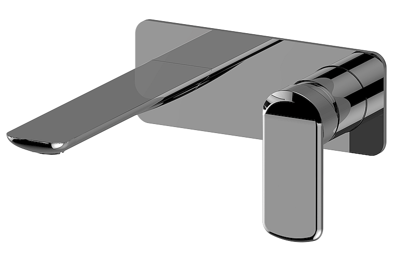 E-6335-LM61W-T Wall-mounted basin mixer with 19,1cm spout - Trim only GRAFF Onda