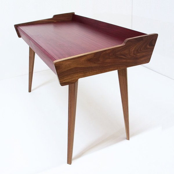 Стол рабочий письменный с 2 ящиками американский орех Amarant ACWD AMARANT 00-3981948 Коричневый;красный  - Вид №3