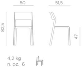 Nardi Стул из стекловолокна Trill sun-id-1471772 - Вид №10