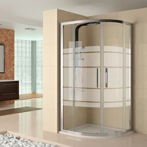 ДУШЕВОЙ УГОЛОК ЧЕТВЕРТЬ КРУГА CLEAR 80Х80 СМ