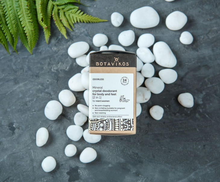 4866 Минеральный дезодорант-кристалл для тела и ног Вкусляндия 