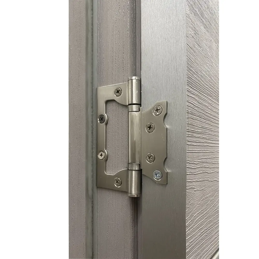 Дверь межкомнатная глухая с замком и петлями в комплекте Бостон 70x200 см ПВХ цвет серый 89340266 STLM-2066463 ПРИНЦИП  - Вид №5