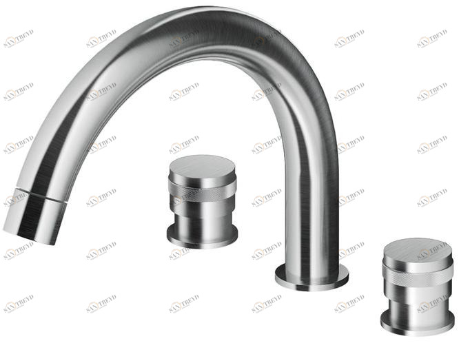 MGS Смеситель для ванны из нержавеющей стали с раздельными розетками Ergon sun-id-1373624