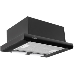 1024841 Вытяжка телескопическая ELIKOR Интегра 45П-400-В2Л черный/черный