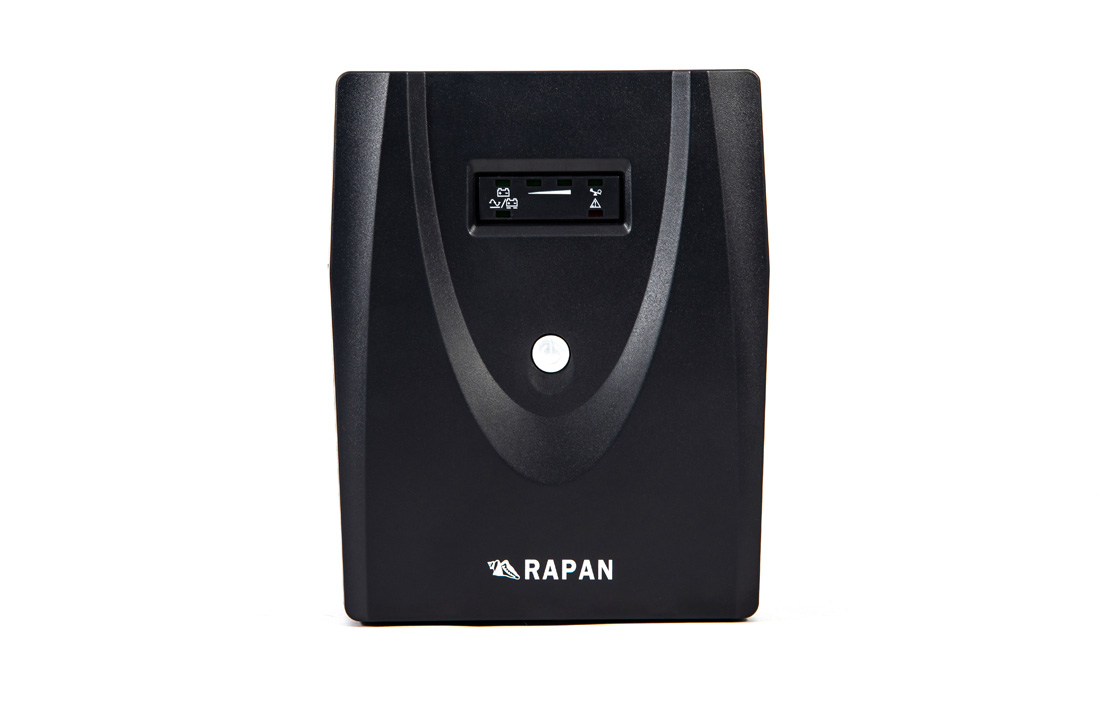 RAPAN-UPS 2000 power supply 220v 2000va / 1200w meander battery 2x7ah interactive Бастион  - Вид №1