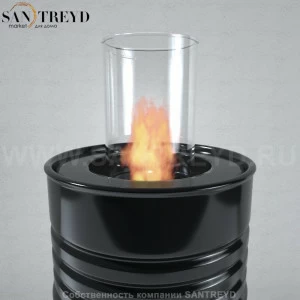 7568K1 Комплект камин на биоэтаноле для Barrel