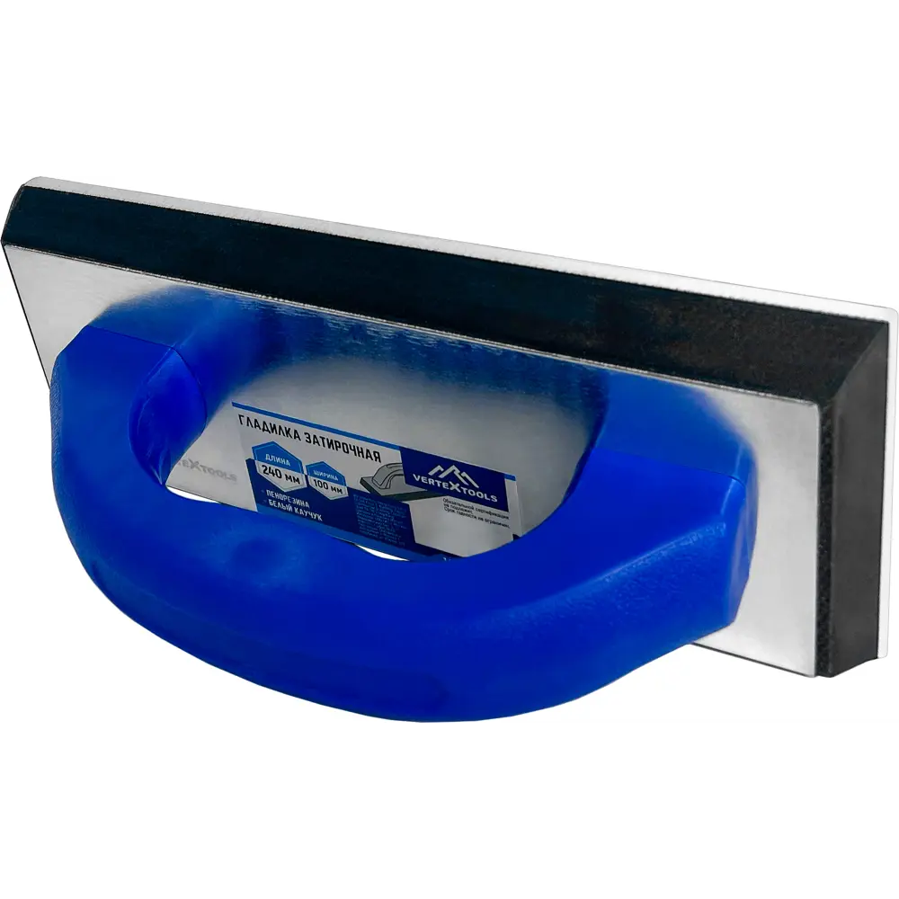 Гладилка затирочная Vertextools 240x100 мм для межплиточных швов 86220376 STLM-0067043 - Вид №3