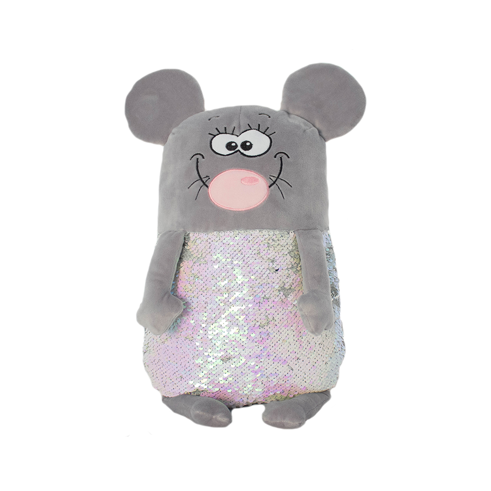 04МЗ Мягкая игрушка "Мышь с пайетками" 45 см 45 см TALLULA 