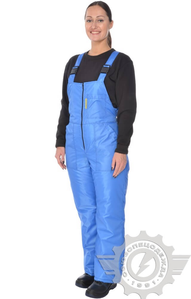 63745 Костюм "Эксперт-К" зимний ткань "Оксфорд" василек  Зимняя спецодежда  размер 52-54/182-188  - Вид №19