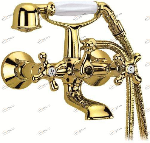 Смеситель для ванны с ручным душем CEZARES RETRO-C-VD2-03