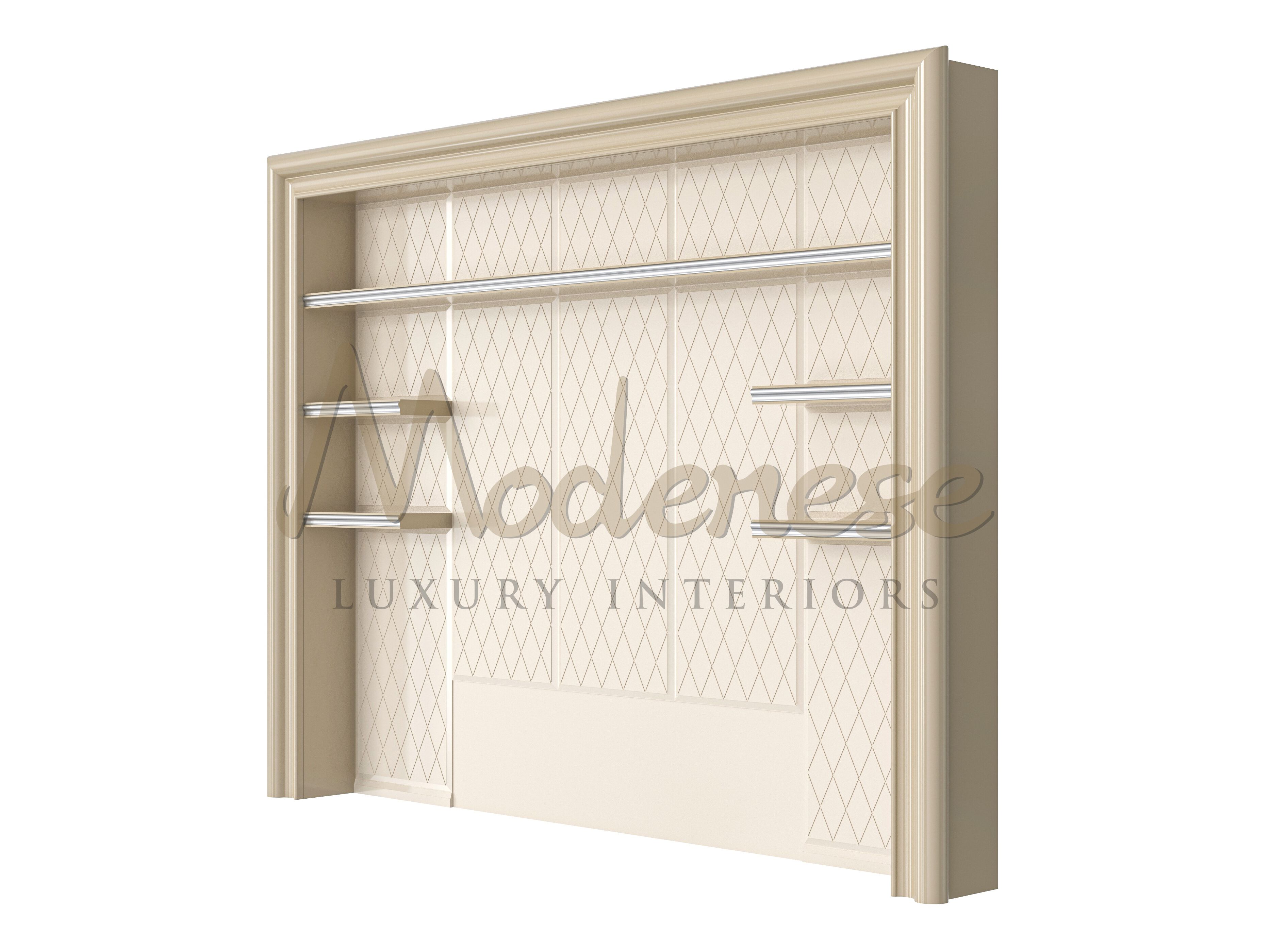 Оборудованная стена из бука с подставкой для телевизора Modenese Luxury Interiors 20149 / 20151 / 21112 ARCH-00002304 - Вид №2