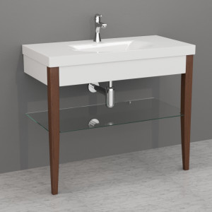 918701 Напольная раковина стоящая прямоугольная Kerasan