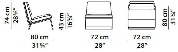 BAXTER Кожаное кресло Greta sun-id-1369256 - Вид №5