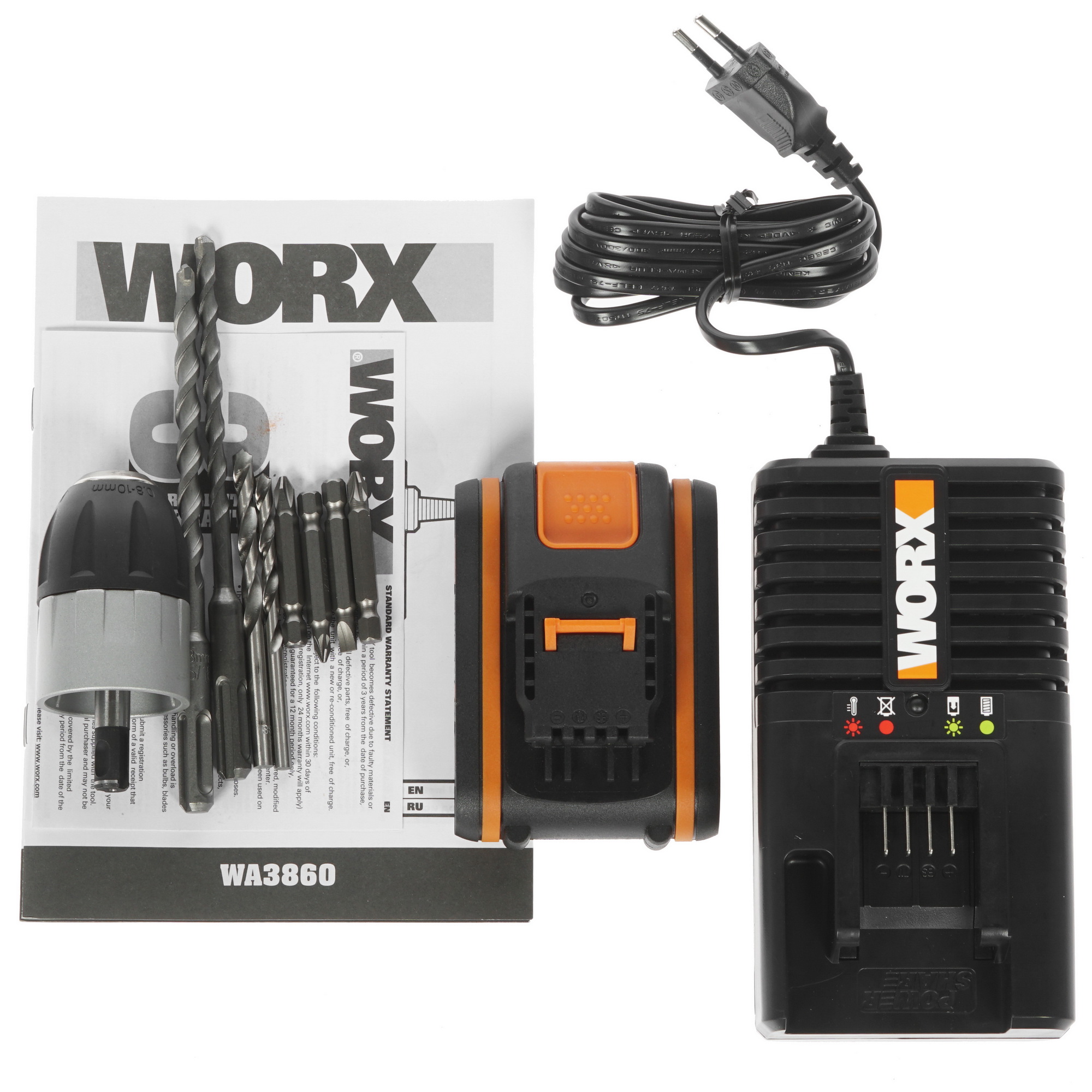 Перфоратор Worx WX390.1 PowerShare 20V 8143032 STDN-0110857 - Вид №5