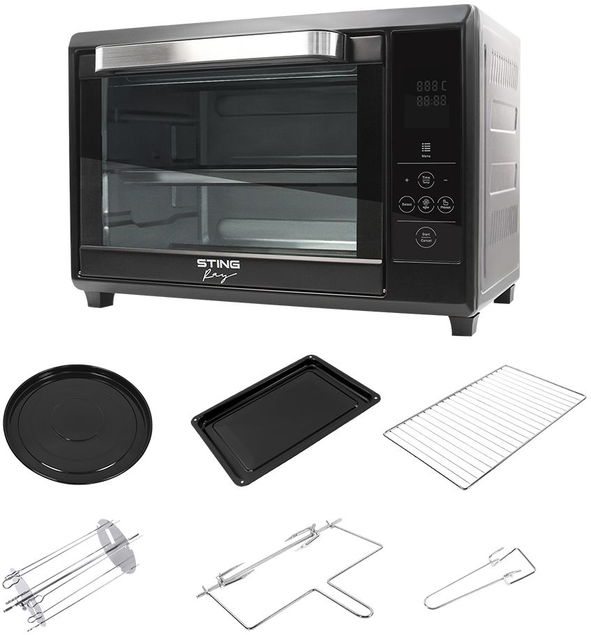 9096622 Мини-печь STINGRAY ST-EO108A серебристый STDN-0113742 - Вид №13