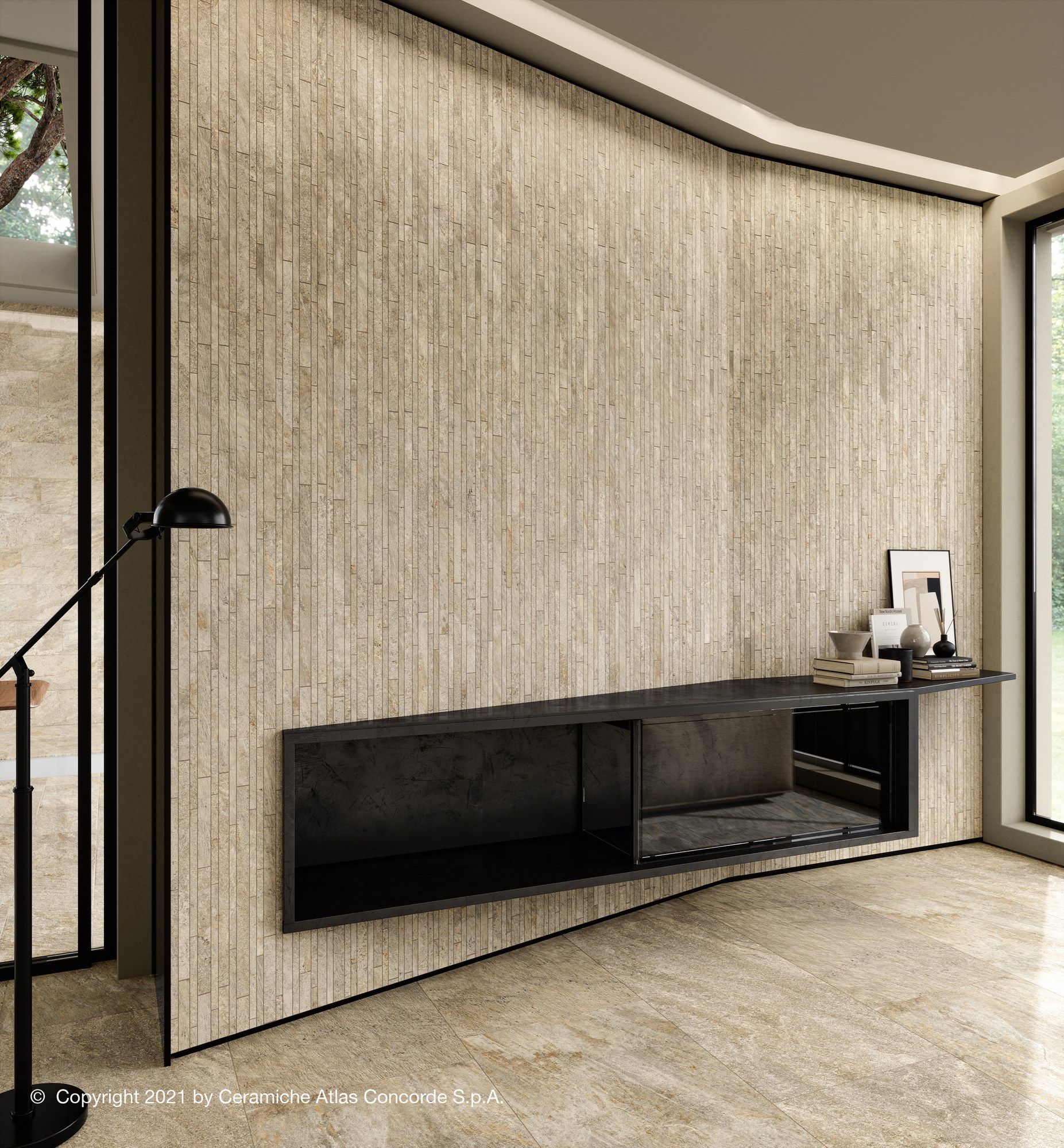 Пол / облицовка керамогранита с эффектом камня Atlas Concorde Norde ARCH-00026085 - Вид №40