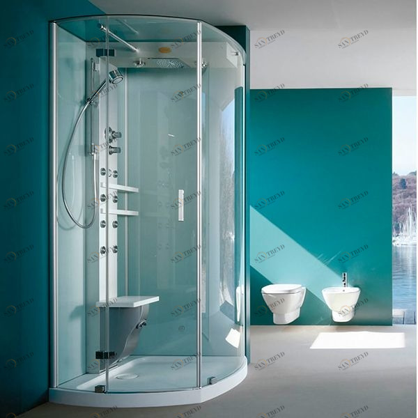 Душевая кабина с сиденьем Mynima 90 TB 9447-978A Dx Jacuzzi 9447978ADX