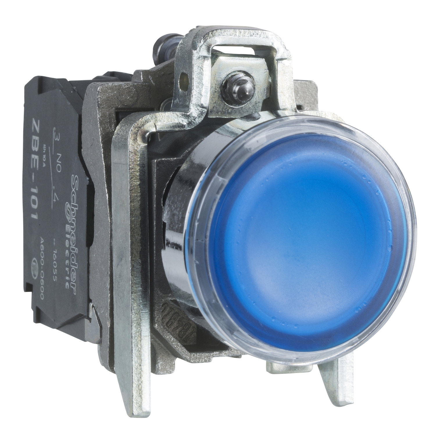 XB4BW36M5 Кнопка Harmony 22 мм, 240В, IP66, Синий Schneider Electric Кнопки и лампочки 