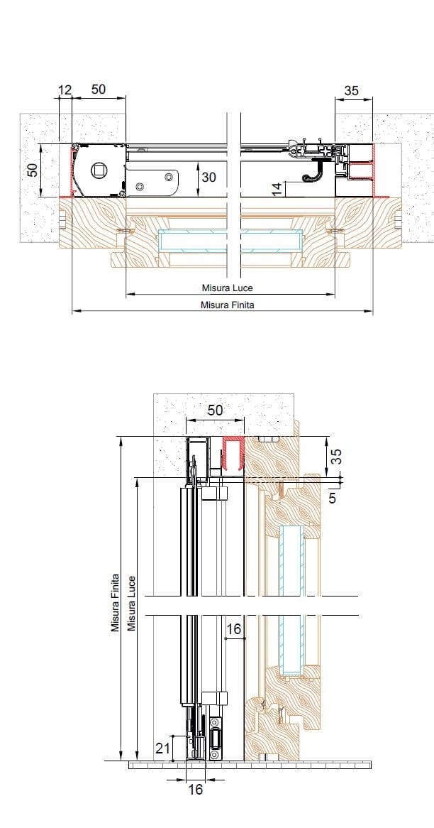 Боковая встраиваемая москитная сетка Mv Line москитные сетки-встраиваемые сбоку ARCH-00009567