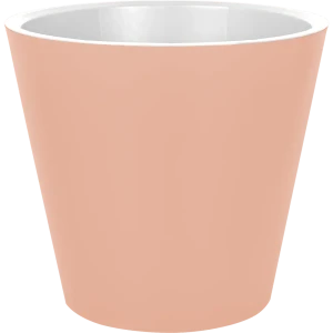 Кашпо для цветов Ingreen London ø19 h17.3 см 3.3 л пластик персиково-белый