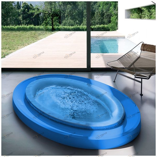 Бассейн Gruppo Treesse Fusion 231 SPA-V864H-G встроенный овальный голубой Fusion SPA SPAV864HG