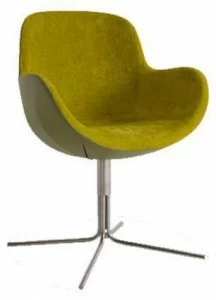 Italy Dream Design 4-спицевое бархатное кресло с подлокотниками