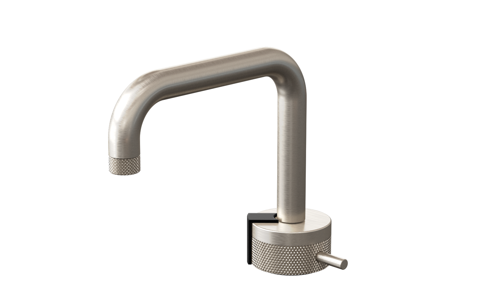 E-11500-R1BNi-L2MBK-BNi Однорычажный прогрессивный смеситель для раковины - излив 15,3см GRAFF MOD+