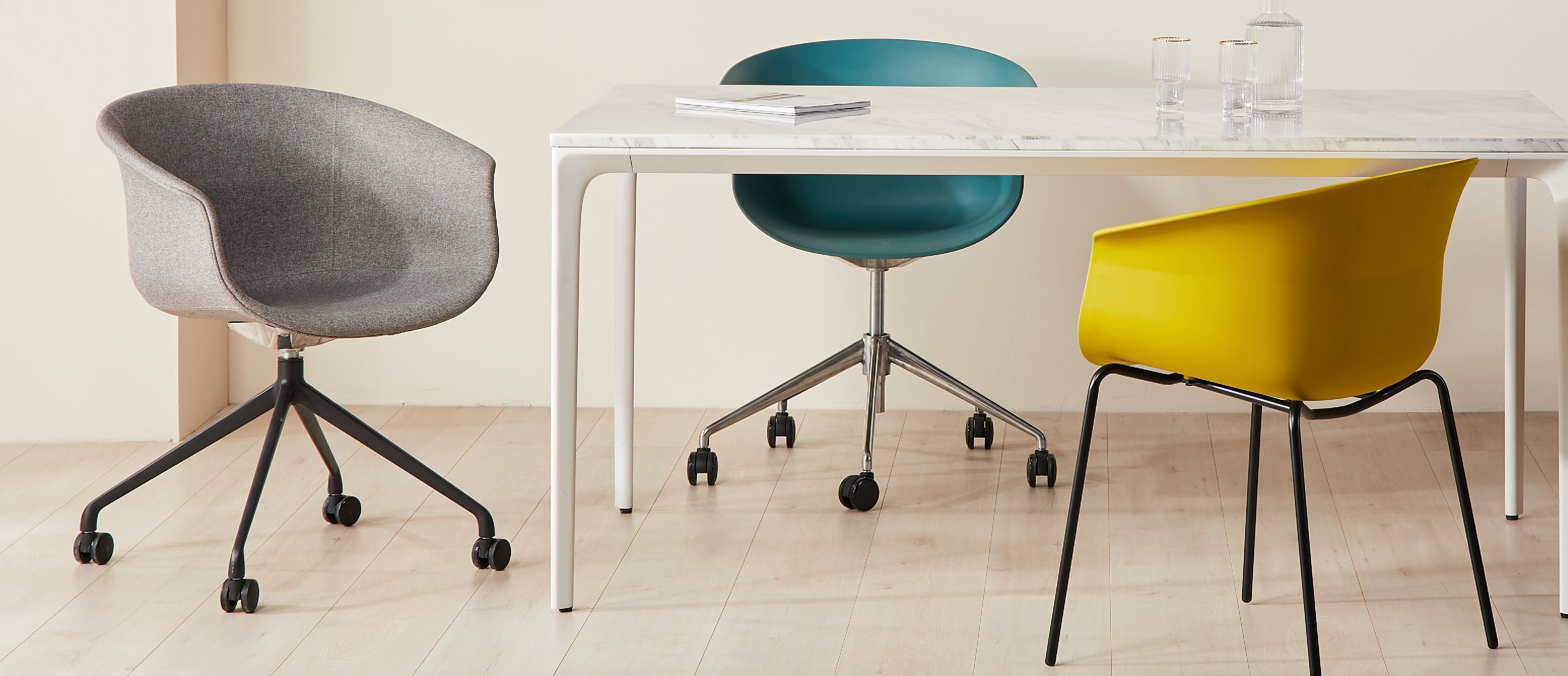 Вращающееся офисное кресло из полипропилена с 5 спицами Grado Design ARCH-00150647 - Вид №2