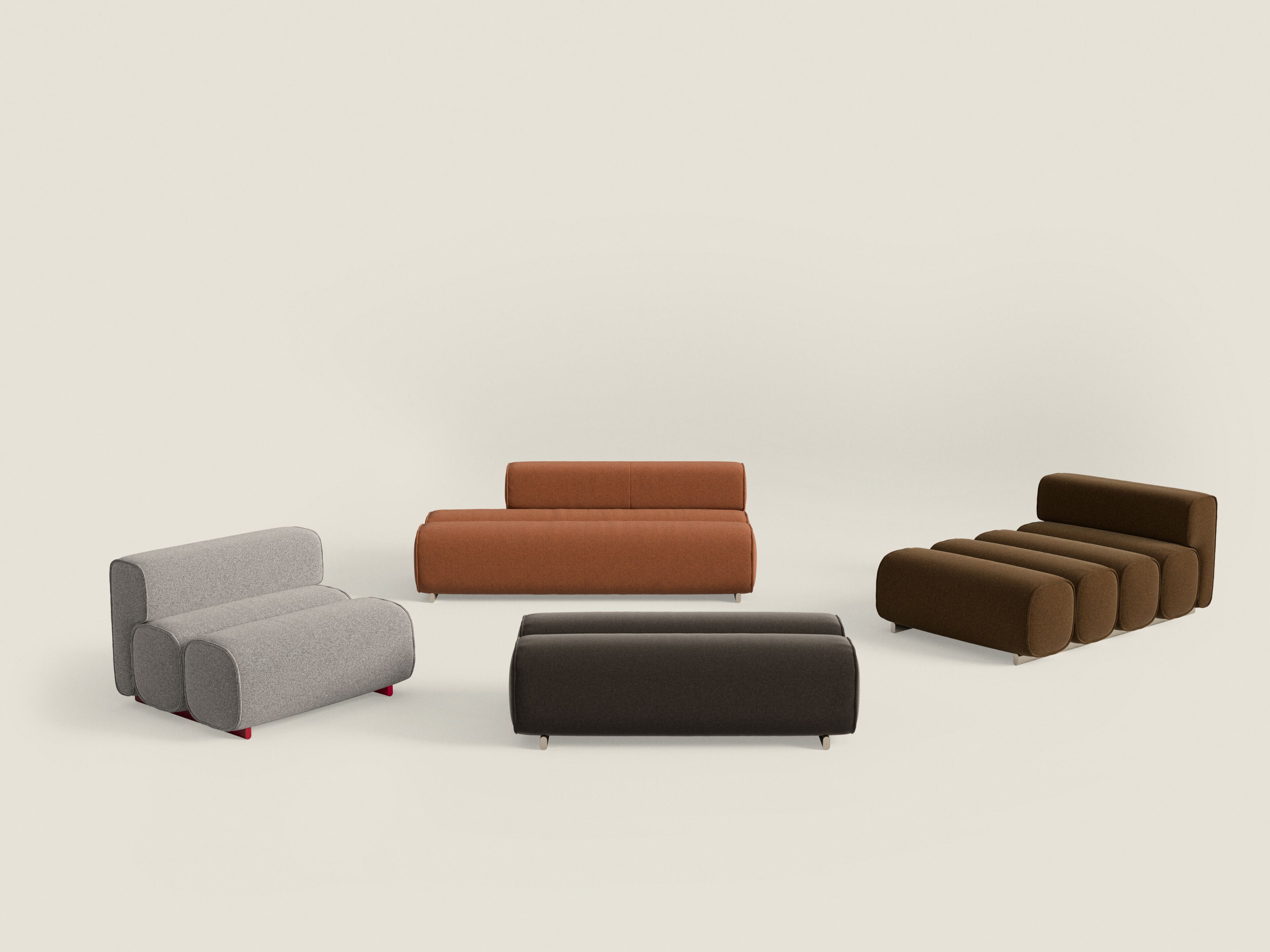 Съемный диван из ткани Desalto Unlimited ARCH-00107477 - Вид №1