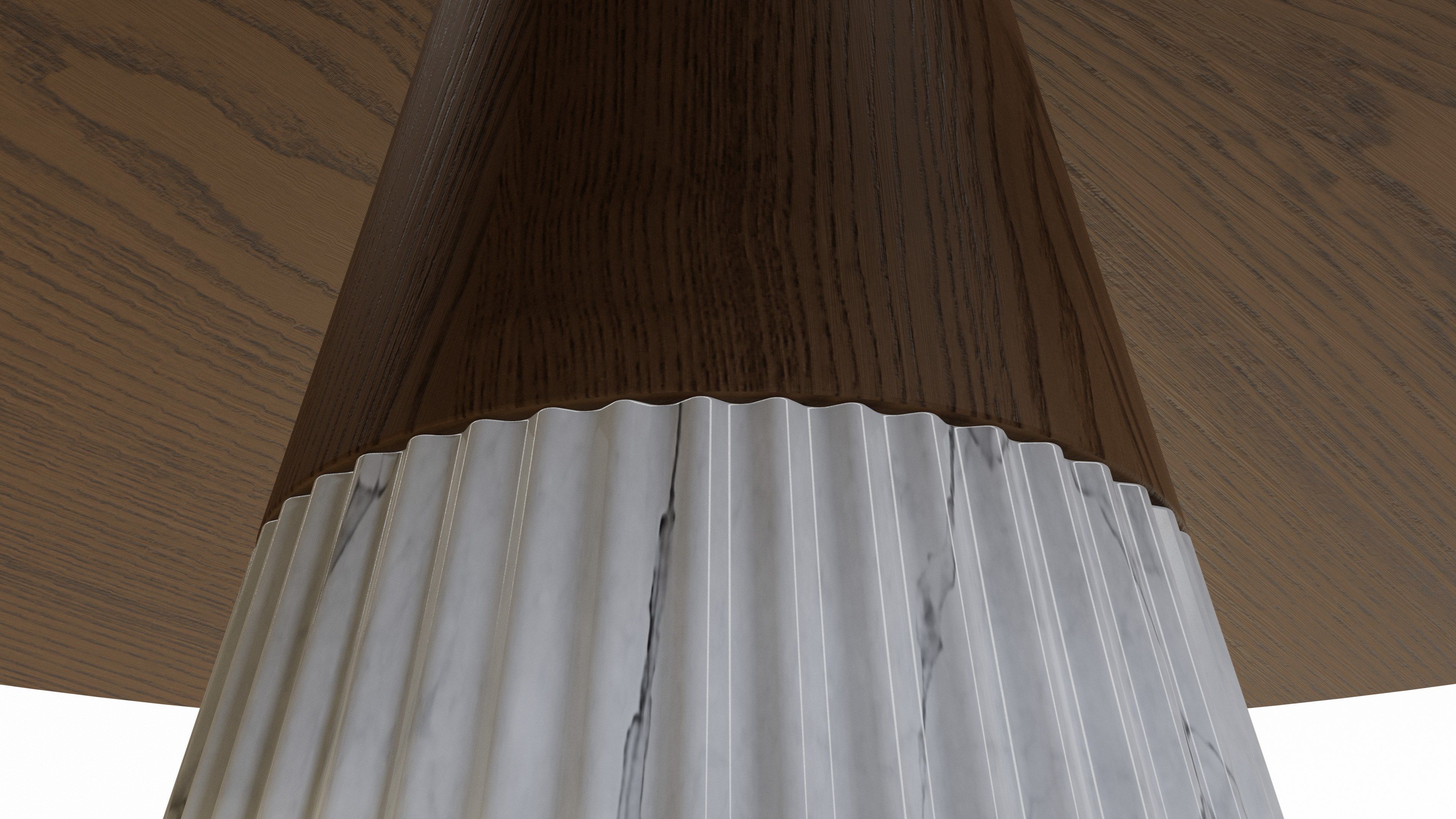 Круглый стол из ясеня и мрамора Morelato MARILYN ARCH-00109955 - Вид №3