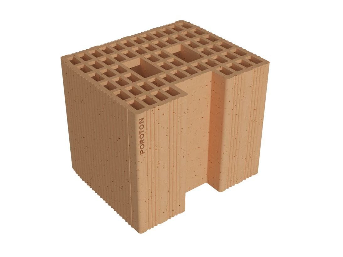 Несущий блок из кирпича DI MUZIO LATERIZI стена POROTON® - P800 MA ARCH-00035049 - Вид №1