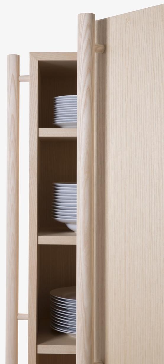 STIP Шкаф ясеневый на колесах  Out01  - Вид №3